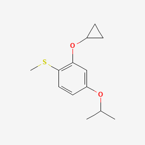 (2-Cyclopropoxy-4-isopropoxyphenyl)(methyl)sulfane