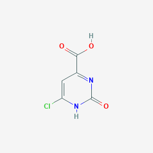 molecular formula C5H3ClN2O3 B14812146 6-chloro-2-oxo-1H-pyrimidine-4-carboxylic acid 