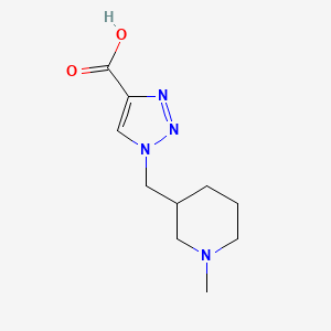 1-((1-methylpiperidin-3-yl)methyl)-1H-1,2,3-triazole-4-carboxylic acid