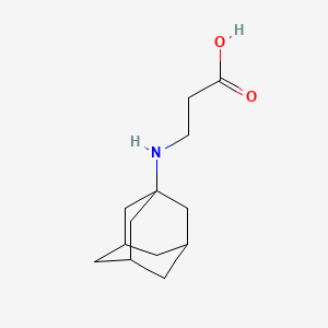 molecular formula C13H21NO2 B14812160 3-(Adamantan-1-ylamino)propanoic acid 