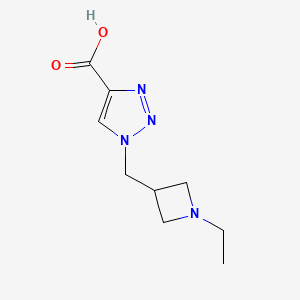 1-((1-ethylazetidin-3-yl)methyl)-1H-1,2,3-triazole-4-carboxylic acid
