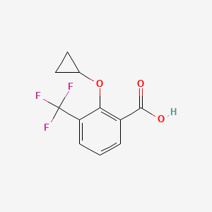 2-Cyclopropoxy-3-(trifluoromethyl)benzoic acid