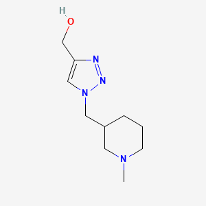 (1-((1-methylpiperidin-3-yl)methyl)-1H-1,2,3-triazol-4-yl)methanol