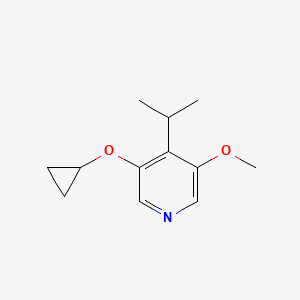 3-Cyclopropoxy-4-isopropyl-5-methoxypyridine