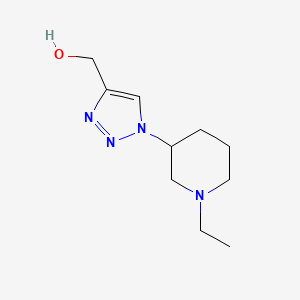 (1-(1-ethylpiperidin-3-yl)-1H-1,2,3-triazol-4-yl)methanol