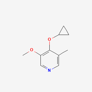 4-Cyclopropoxy-3-methoxy-5-methylpyridine