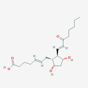 molecular formula C20H32O5 B14812360 (E)-7-[(1R,2R,3R,5S)-3,5-dihydroxy-2-[(E)-3-oxooct-1-enyl]cyclopentyl]hept-5-enoic acid 