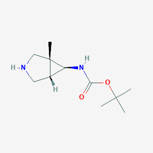 Rel-tert-butyl ((1R,5S,6S)-1-methyl-3-azabicyclo[3.1.0]hexan-6-yl)carbamate