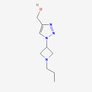 molecular formula C9H16N4O B1481237 (1-(1-propylazetidin-3-yl)-1H-1,2,3-triazol-4-yl)methanol CAS No. 2098121-92-5