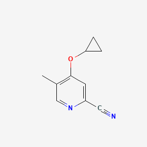 4-Cyclopropoxy-5-methylpicolinonitrile