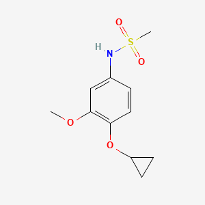 N-(4-Cyclopropoxy-3-methoxyphenyl)methanesulfonamide