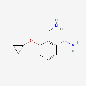 (3-Cyclopropoxy-1,2-phenylene)dimethanamine