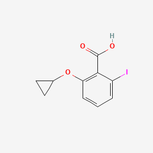 2-Cyclopropoxy-6-iodobenzoic acid