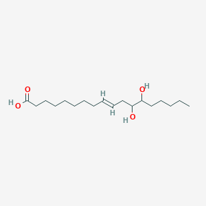 molecular formula C18H34O4 B14812435 12,13-Dihydroxy-9-octadecenoic acid 