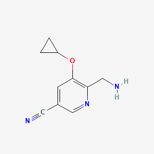 6-(Aminomethyl)-5-cyclopropoxynicotinonitrile