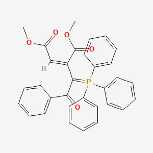 dimethyl (E)-2-[2-oxo-2-phenyl-1-(triphenyl-lambda5-phosphanylidene)ethyl]but-2-enedioate