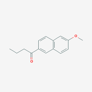 molecular formula C15H16O2 B14812583 1-(6-Methoxy-naphthalen-2-yl)-butan-1-one 