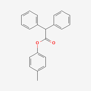 molecular formula C21H18O2 B14812588 4-Methylphenyl diphenylacetate 