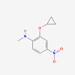 2-Cyclopropoxy-N-methyl-4-nitroaniline