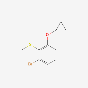 (2-Bromo-6-cyclopropoxyphenyl)(methyl)sulfane