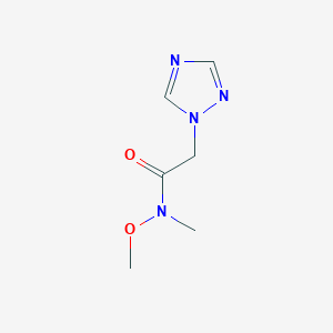 N-methoxy-N-methyl-2-(1H-1,2,4-triazol-1-yl)acetamide