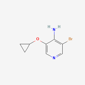 3-Bromo-5-cyclopropoxypyridin-4-amine