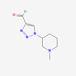 1-(1-methylpiperidin-3-yl)-1H-1,2,3-triazole-4-carbaldehyde