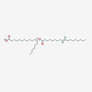 molecular formula C36H68O4 B14812630 12-[(E)-octadec-9-enoyl]oxyoctadecanoic acid 