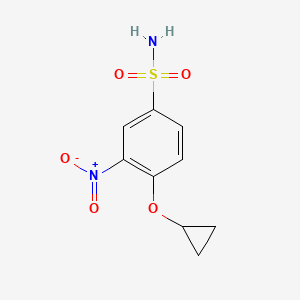 4-Cyclopropoxy-3-nitrobenzenesulfonamide