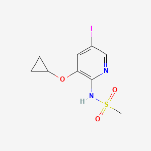 N-(3-Cyclopropoxy-5-iodopyridin-2-YL)methanesulfonamide