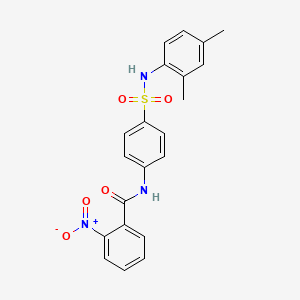 N-{4-[(2,4-dimethylphenyl)sulfamoyl]phenyl}-2-nitrobenzamide