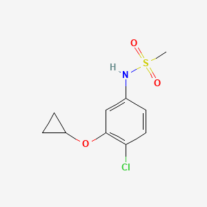 N-(4-Chloro-3-cyclopropoxyphenyl)methanesulfonamide