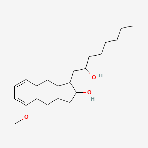 1-(2-hydroxyoctyl)-5-methoxy-2,3,3a,4,9,9a-hexahydro-1H-cyclopenta[b]naphthalen-2-ol