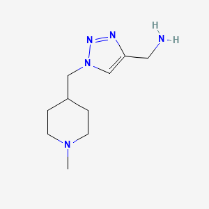 (1-((1-methylpiperidin-4-yl)methyl)-1H-1,2,3-triazol-4-yl)methanamine