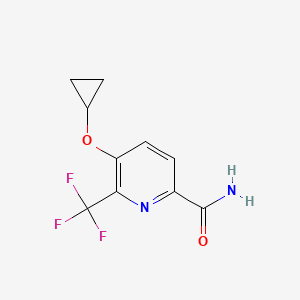 5-Cyclopropoxy-6-(trifluoromethyl)picolinamide