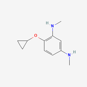 4-Cyclopropoxy-N1,N3-dimethylbenzene-1,3-diamine