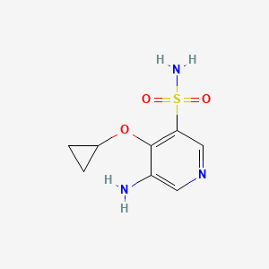 5-Amino-4-cyclopropoxypyridine-3-sulfonamide