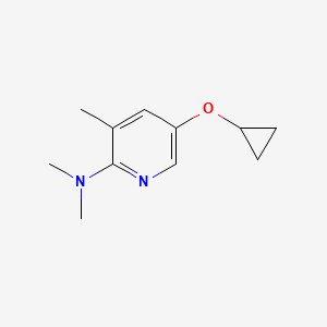 5-Cyclopropoxy-N,N,3-trimethylpyridin-2-amine