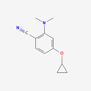 4-Cyclopropoxy-2-(dimethylamino)benzonitrile