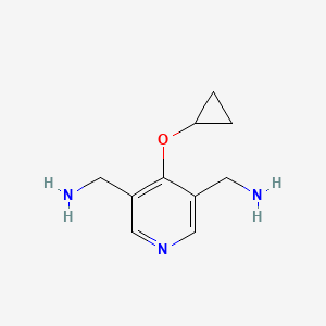 (4-Cyclopropoxypyridine-3,5-diyl)dimethanamine