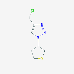 molecular formula C7H10ClN3S B1481283 4-(chloromethyl)-1-(tetrahydrothiophen-3-yl)-1H-1,2,3-triazole CAS No. 2016497-08-6