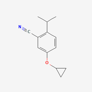 5-Cyclopropoxy-2-isopropylbenzonitrile