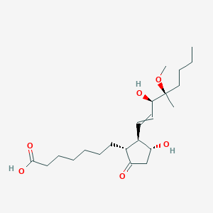 molecular formula C22H38O6 B14812840 7-[(1R,2R,3R)-3-hydroxy-2-[(3R,4R)-3-hydroxy-4-methoxy-4-methyloct-1-enyl]-5-oxocyclopentyl]heptanoic acid 