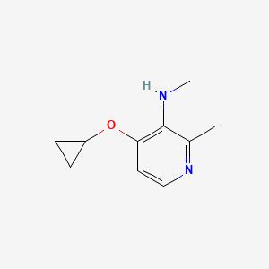 4-Cyclopropoxy-N,2-dimethylpyridin-3-amine