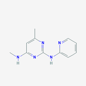 N~4~,6-dimethyl-N~2~-pyridin-2-ylpyrimidine-2,4-diamine