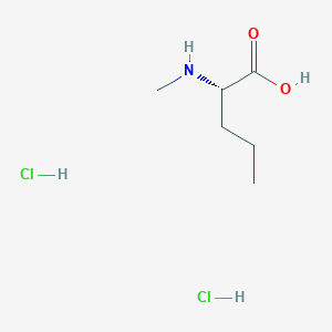 (S)-2-(Methylamino)pentanoic acid dihydrochloride