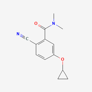 2-Cyano-5-cyclopropoxy-N,N-dimethylbenzamide