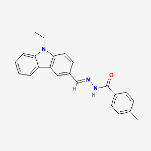 N'-[(E)-(9-ethyl-9H-carbazol-3-yl)methylidene]-4-methylbenzohydrazide