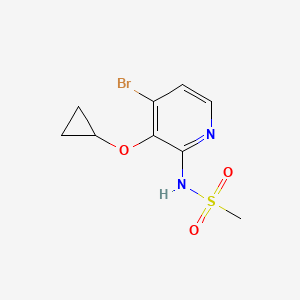 N-(4-Bromo-3-cyclopropoxypyridin-2-YL)methanesulfonamide