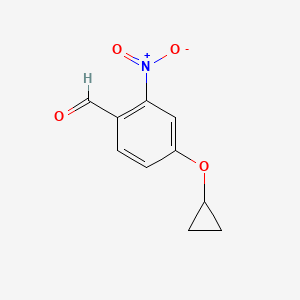 4-Cyclopropoxy-2-nitrobenzaldehyde